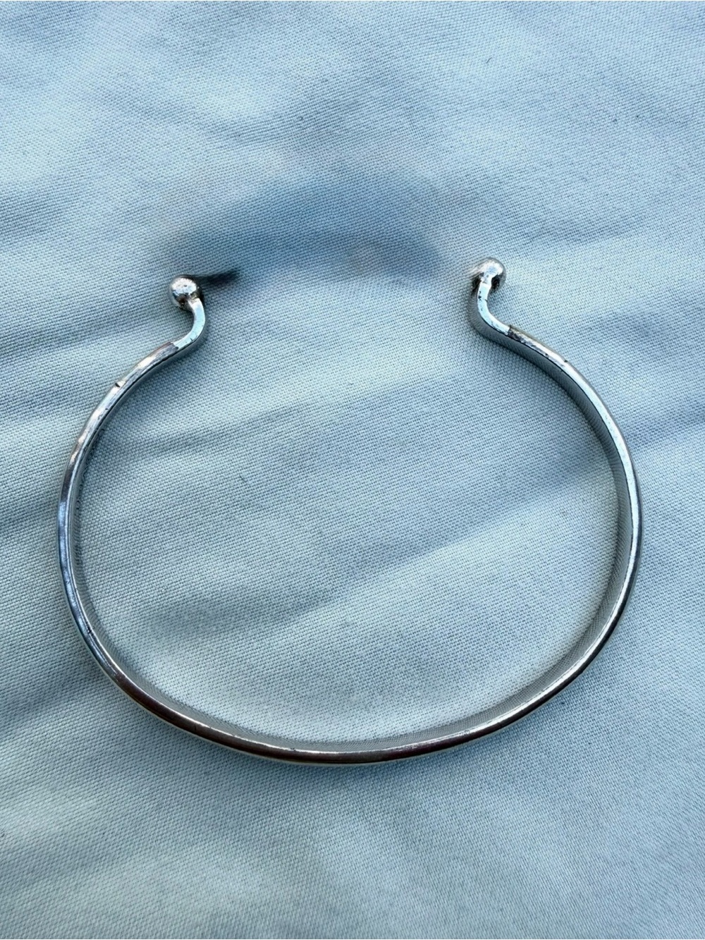 Kovel Sterling Cuff Bracelet for Interchangeable Toppers- Cuff Only